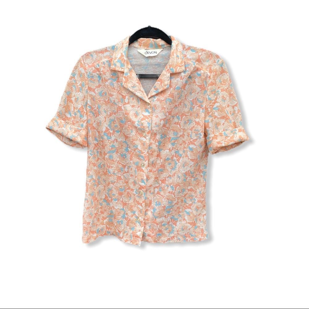 Vintage Devon Polyester Blouse - image 8